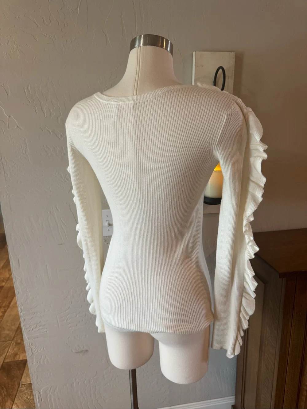 See by Chloe Ruffle Sleeve Sweater